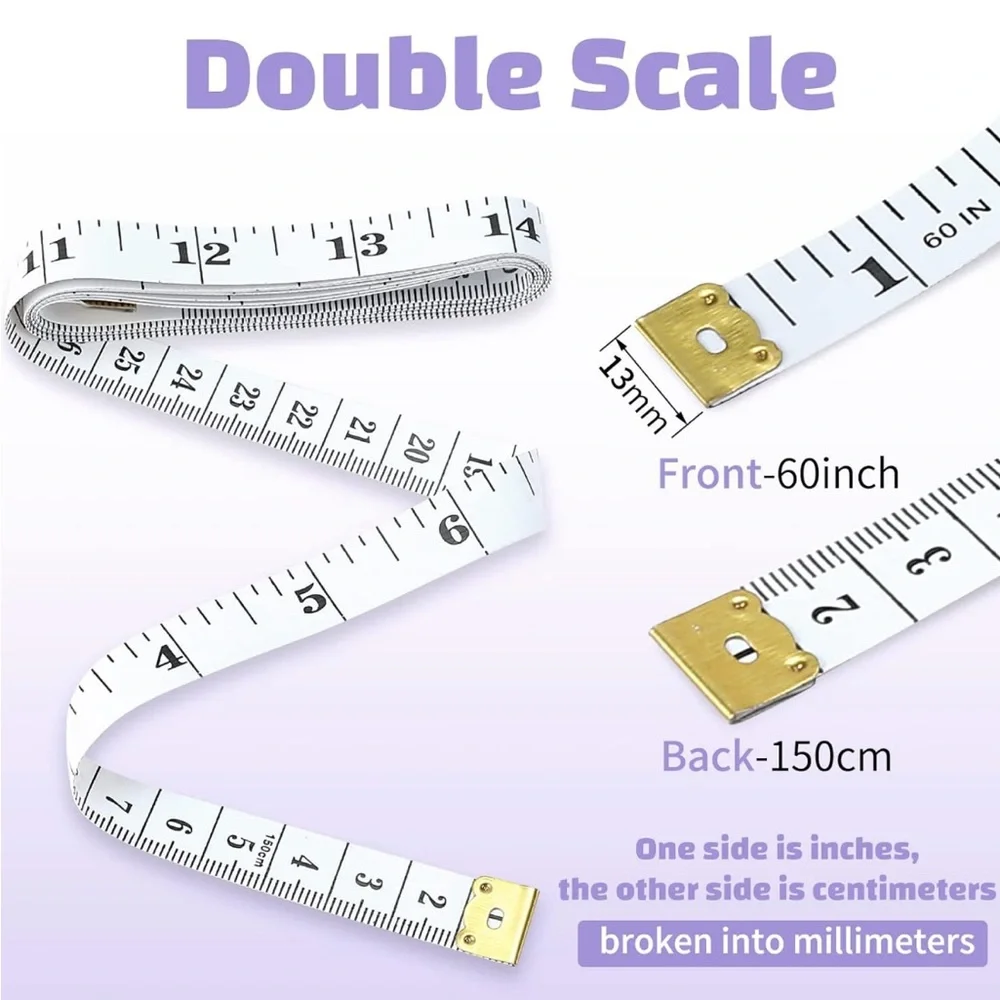 Soft Measuring Tape 150cm/60inch Double Scale Rule